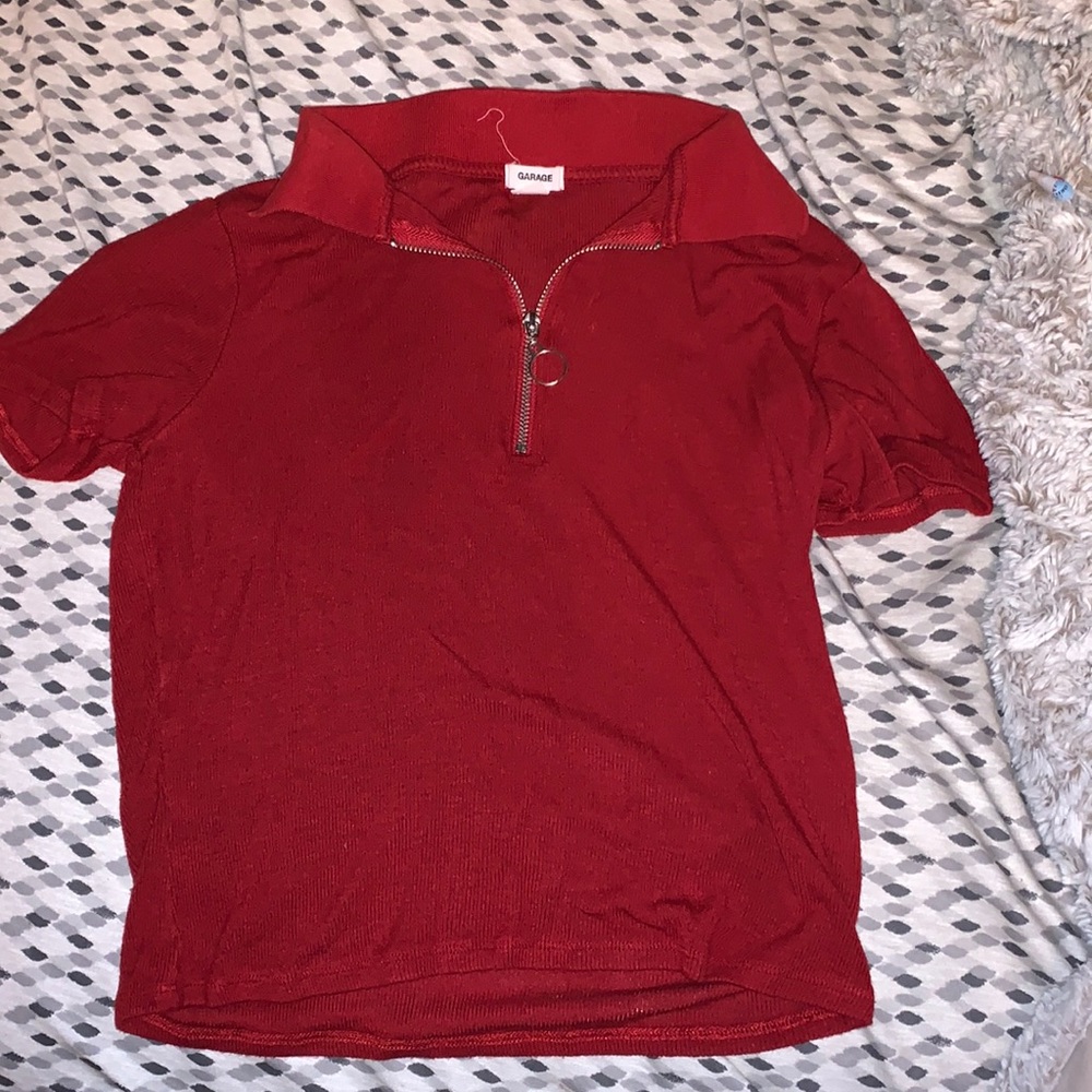Red Crop Top